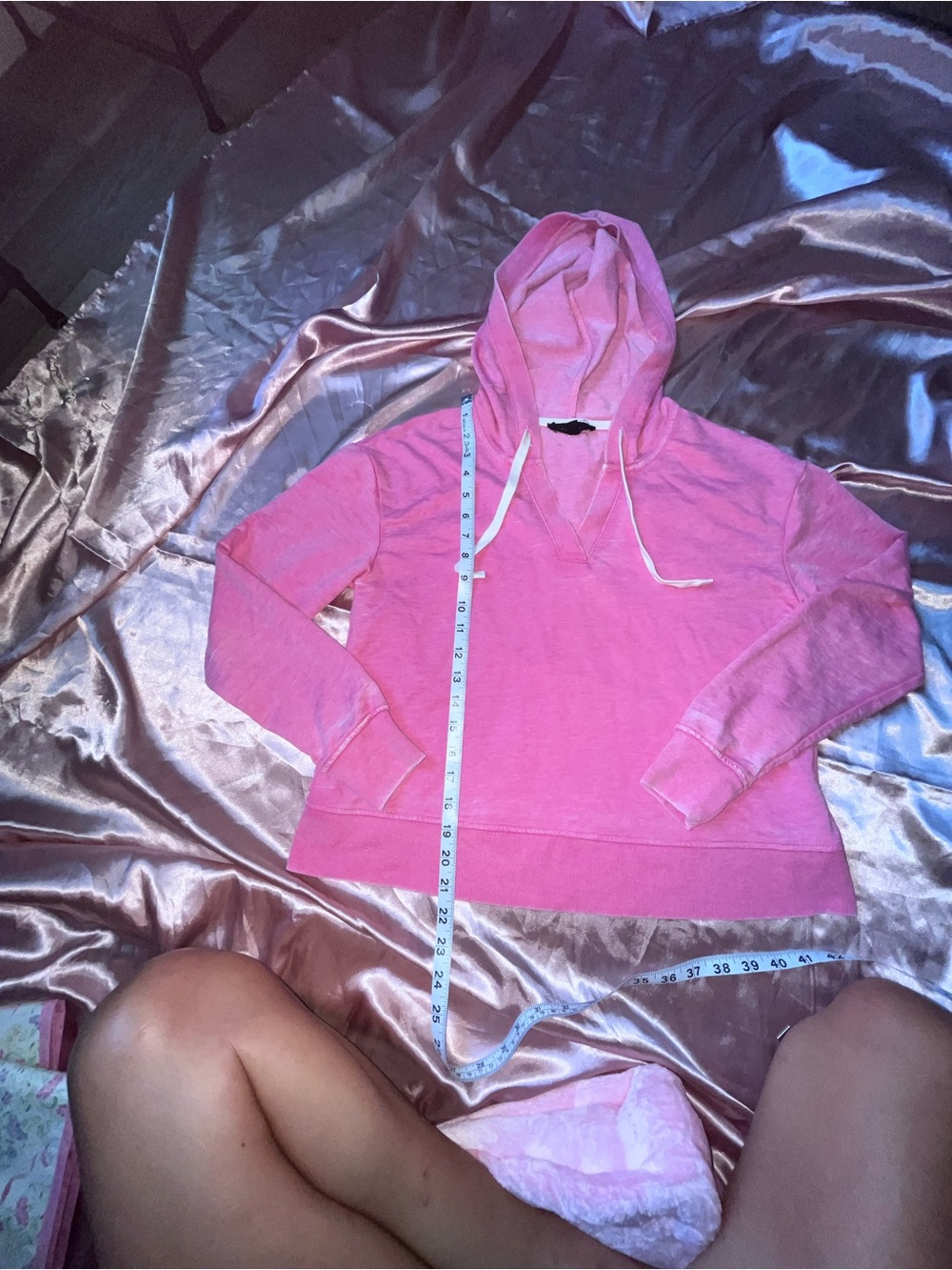 Jane and Delancey Pink Hooded Pullover Sweatshirt - Picture 2 of 7